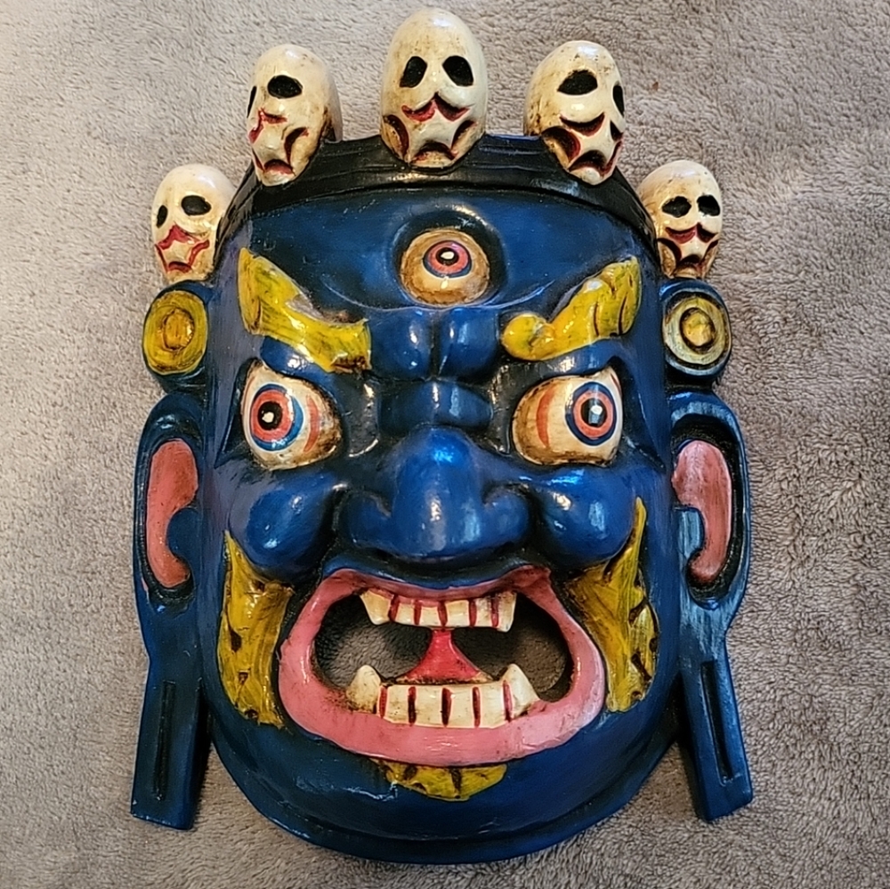 Antique Tibetan Ceremonial Mask